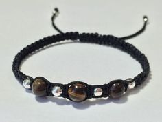 Bracelets For Sale, Brown Tiger, Diy Bracelets Tutorials, Anklet Designs, Brown Tiger Eye, Tiger Eye Gemstone