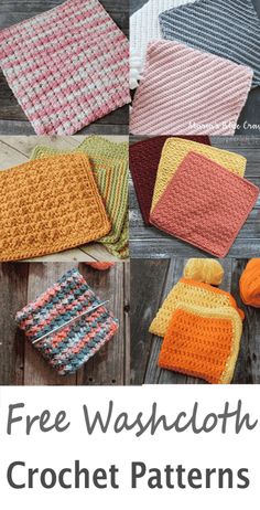 free crochet washcloth patterns