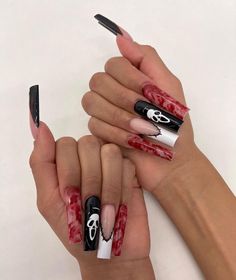 Nail Ideas Designs, Nails September, Blooming Gel, Spooky Szn, Acrylic Nails Coffin Pink, Bling Acrylic Nails