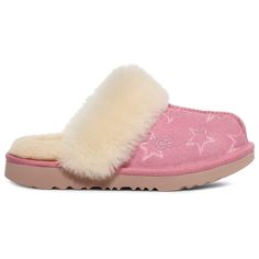 Pink Ugg Slippers, Ugg Fashion, Slippers Ugg, Pink Uggs, European Shoes, Pink Iridescent, Boys And Girls Club, Kids Uggs, Slippers For Girls