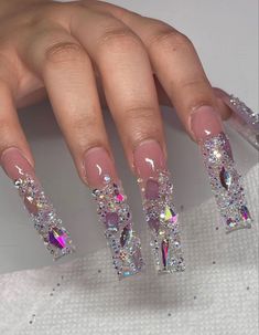 Typing With Long Nails, Acrylic Nails Toes, Nail Designs Bling, Nails Toes, Wow Nails, Dope Nail Designs