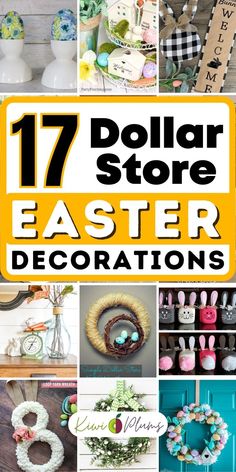 the top ten dollar store easter decorations