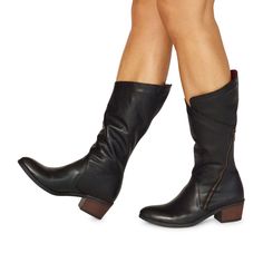 Camille - Chattanooga Shoe Co.BuenoB2274 - 001Black Mid Height Boots, Short Heels, Mid Boots, Most Comfortable Shoes, Fall Winter 2024, 2023 Collection, Winter 2023, Winter 2024, Too Short