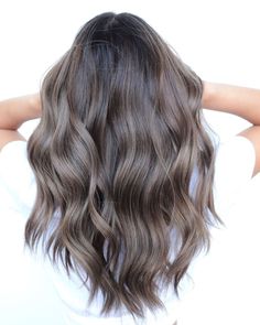 Brunette For Summer, Balayage Hair Brunette With Blonde, Instagram Text, Ash Brown Hair Color, Mushroom Brown, Bronde Hair