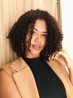 Curly Hair Cuts Medium Length 3c, 3c Haircuts Curly Hair, Curly Hair Cuts 4a, Short Curly Haircuts 3c, 4a Curls, Natural Hair Bob Cut, 3c Natural Hair, Natural Curly Hair Cuts, Curly Hair Videos