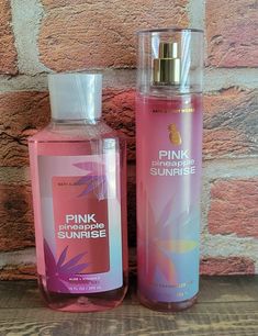 Aesthetic Perfumes, Pink Pineapple Sunrise, Victoria Secret Perfume Body Spray, Victoria's Secret Perfume, Bath Body Works Candles, Perfume Floral, Bath And Body Work, Body Hygiene