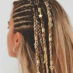 Super Cute And Stylish Ships In 5-10 Business Days Carnival Conquest, Trendy We Fryzurach, Hippie Stil, Kadeřnické Trendy, Viking Hair, Estilo Hippy, Hippie Hair, Estilo Hippie, Braid Hair