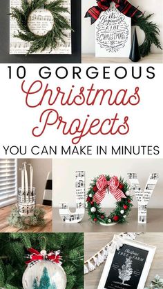 christmas projects that are easy to make in minutes