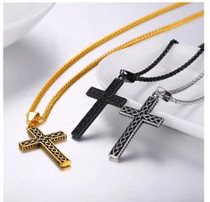 Product material: 316L stainless steel / titanium steelProduct Process: Gold PlatedProduct color: gold / steel / black Rose Gold Plated Stainless Steel Jewelry, Engraved Rose Gold Stainless Steel Jewelry, Black Engraved Cross Jewelry, Black Metal Cross Jewelry, Black Stainless Steel Cross Jewelry, Elegant Black Stainless Steel Jewelry, Gold Stainless Steel Cross Jewelry, Stainless Steel Clavicle Chain Jewelry With Cross Shape, Engraved Stainless Steel Cross Jewelry