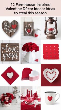 red and white valentine's day decor ideas