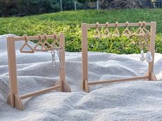 ⭐ Spend $50 Get 10% Off ⭐ These adorable 3D Printed Earring rack for your Market Stall or Shop. Perfect for Displaying and Organizing your Earrings. 🌼 DETAIL 🌼 - Material: High-quality PLA (Food safe, Biodegradable) - Size: Shown in the photo - Small - 4 Hangers, Large - 6 Hangers - Very lightweight 🌻 CARE 🌻 - Store and use it below 40℃ - Not dishwasher or oven safe - If pressed too hard, it may break 🌷 DELIVERY FEES (Australia) 🌷 - Standard Shipping ($4.9) - Shipping + Tracking Number ($7 Earring Hanger Rack, Simple Black Choker, Tools Organization, Kids Jewellery, 3d Printed Earrings, Earring Hanger, Traditional Invitation, Dog Poop Bag Holder, Christmas Organization