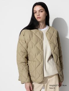 PUFFTECH Relaxed Jacket | Quilted | UNIQLO US High Street Fashion, Styling Ideas, High Fashion Street Style, Look Casual, Casual Look, Outerwear Women, Smart Casual, Uniqlo, Down Jacket