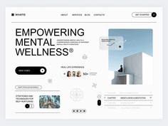 an image of a website design for mental and well - designed health care services in the united states