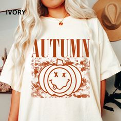 - 6.1 oz., 100% ring spun USA cotton - Preshrunk, soft-washed, garment-dyed fabric- Unisex Sizing  Will not shrink when washed/dried- Runs true to size, Size up for oversized look Autumn T-shirt, Sublimation Print T-shirt For Fall Streetwear, Graphic Tee With Sublimation Print For Fall, Pre-shrunk T-shirt For Fall Streetwear, Fall Cotton T-shirt With Custom Print, Custom Print Cotton T-shirt For Fall, Fall Relaxed Fit T-shirt With Screen Print, Fall Sublimation Print Relaxed T-shirt, Fall T-shirt With Sublimation Print In Relaxed Fit