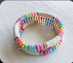 Birthday 2023, Clay Bracelets, Heishi Bracelet, Beaded Braclets, Preppy Bracelets, Single Bracelet, Bracelet Stacks