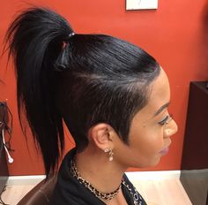 Braids Ponytail Hairstyles, Braids With Shaved Sides, Braids Ponytail, Natural Hair Twist Out, Shaved Side Hairstyles, Side Hairstyles, Mohawk Hairstyles, Natural Hair Twists, Braided Ponytail Hairstyles