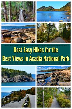 the best hikes for the best views in acada national park