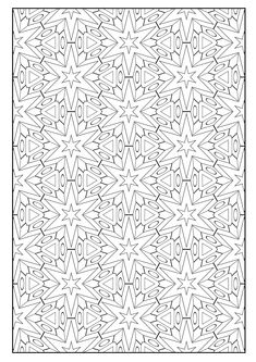 a black and white geometric pattern that looks like it is in the middle of a coloring page