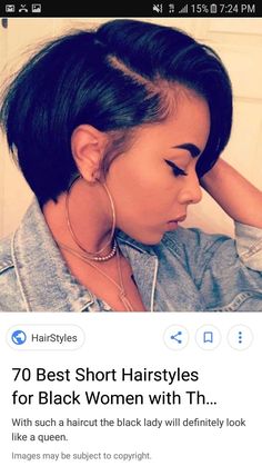 Short Black Hair, African American Wigs, Black Hairstyles, Short Bob Wigs, Short Hairstyle, Short Bob Hairstyles, Bob Wigs, Short Hairstyles, Bobs Haircuts