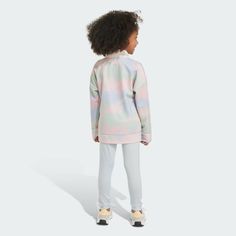 adidas CHI AOP TRICOT LGGING SET F24 - Pink | Kids' Training | adidas US Kids Adidas Outfit, Kids Training, Adidas Girl, Adidas Outfit, Pink Kids, Soft Leggings, Adidas Online, Track Jacket, Track Jackets