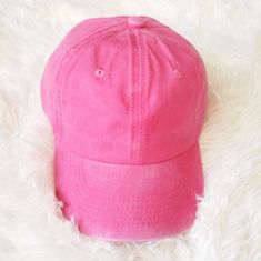 Vintage Dark Pink Jean Baseball Cap. Each Cap Has Different Markings From Dye And Vintage Look. Adjustable Back 100% Cotton One Size Nwt (25) Pink Adjustable Baseball Cap, Pink Adjustable Baseball Cap For Everyday, Pink Everyday Baseball Cap, Pink Curved Brim Baseball Cap For Everyday, Burberry Bucket Hat, Fendi Hat, Cc Hats, Chanel Hat, Pink Baseball Cap