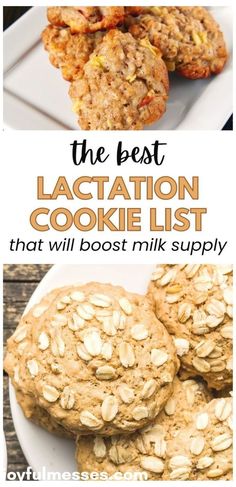 Get the best lactation cookie recipes to make so you can boost milk supply and not worry! If you're a breastfeeding mom, part of your nursing journey is increasing milk supply so you have enough breast milk to feed baby - that means you need healthy, lactation recipes to get your milk supply flowing. I'm sharing my fav lactation cookies that I used to make breastfeeding my babies so much easier. Lactation cookie recipes for every taste! Breastfeeding foods to increase milk supply fast. Lactation Cookie Recipes, Healthy Breastfeeding Meals, Increase Milk Supply Fast, Healthy Breastfeeding Snacks, Breastfeeding Cookies, Healthy Lactation Cookies, Food For Breastfeeding Moms, Lactation Cookie, Increase Breastmilk Supply