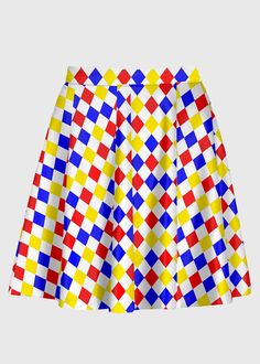 Introducing our Plus Size Primary Color Harlequin Pattern Clowncore Skirt—a celebration of exuberance, mirth, and the playful aesthetic of Clowncore. Designed with inclusivity in mind, this skirt brings the vibrant and happy essence of Clowncore to sizes up to 5X. Embrace the world of clowns, jesters, and whimsical delight in a skirt that radiates positivity and style. 🌈 Inclusive Elegance: Plus Size Clowncore Fashion Step into a world of inclusive elegance with our Plus Size Primary Color Harlequin Pattern Clowncore Skirt. Tailored to cater to sizes up to 5X, this skirt ensures that everyone can embrace the joy and vibrancy of Clowncore fashion. Revel in the beauty of a skirt that celebrates individuality and diversity. ✨ Vibrant Palette: Primary Colors and Harlequin Patterns Immerse you Clowncore Skirt, Clowncore Fashion, Patterned Clothes, Weirdcore Outfits, Kidcore Clothing, Clowncore Aesthetic, Playful Aesthetic, Silly Clothes, Random Clothes