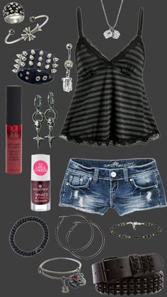 Emo Skirt Outfits, Thrift Fits, Maximalist Outfits, Grunge Goth, Gothic Outfits, Cute Simple Outfits, Maquillaje De Ojos, Simple Outfits