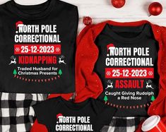 Matching Family Christmas Shirts 25 Quote, Most Likely to Superlative Funny Buffalo Plaid Holiday Outfit Mom Dad Baby Toddler Kid Friends - Etsy Text Shirt, Dad Baby, Red Nose, Holiday Outfit, Family Christmas Shirts, Heather White, Change Text