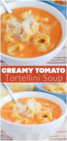 creamy tomato tortellini soup is an easy and tasty way to enjoy it