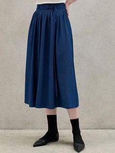 It's easy to wear, comfortable and looks good with just about everything.You will be more stylish in this skirt.No wardrobe is complete without this maxi skirt. - Denim pleated maxi skirt- Belt loops and side zip closure- Fits perfectly everywhere- Designed to keep you moving with maximum comfort and mobility- It is exceptionally soft and durable- Belt included Relaxed Denim Skirt With Elastic Waistband, Denim Skirt With Elastic Waistband, Relaxed Fit, Relaxed Fit Denim Skirt With Elastic Waistband, Full-length Denim Blue Skirt For Spring, Blue Long Denim Skirt For Fall, Long Blue Denim Skirt For Fall, Spring Denim Blue Full-length Maxi Skirt, Blue Relaxed Fit Skirt For Fall, Fall Blue Relaxed Fit Skirt