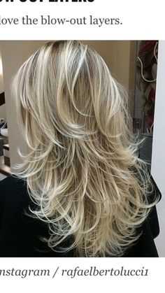 My hair was long like this at one time -- my favorite style EVER! Haircuts For Long Hair With Layers, Long Layered Haircuts, Long Blonde, Short Hairstyle, Long Layered Hair, Haircuts For Long Hair, Hair Pictures, Layered Cuts