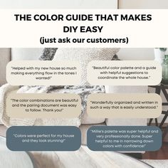 the color guide that makes diy easy just ask customers info graphic by creative commons