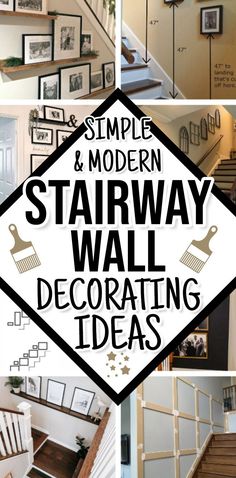 stairs and stair wall decor ideas