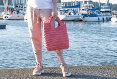 Stylish, roomy, soft and cosy crochet tote bag for those who love comfortable things! 𝙎𝙄𝙕𝙀 Approx. Dimensions of the finished tote bag: H e i g ht: ± 35 cm (13.8 inches) and ± 40 cm (15.7 inches) with handles. W i d t h : ± 37 cm (14.6 inches) 𝙒𝙀𝙄𝙂𝙃𝙏 Approx. 0.650-700 gr/1.43-1.54 lb 𝘾𝙊𝙇𝙊𝙍 𝙊𝙉 𝙋𝙃𝙊𝙏𝙊 CORAL PINK ✘Rope with UV protection! In to continual outdoor sunlight exposure does not changes the color. ✘Please note that colors may vary due to your computer's settings, moni Casual Pink Knitted Bag, Spring Crochet Knitted Tote Bag, Pink Crochet Beach Bag For Everyday Use, Casual Pink Crochet Bag For Daily Use, Casual Pink Crochet Beach Bag, Casual Pink Crochet Bag, Spring Crochet Bag For Daily Use With Rolled Handles, Pink Casual Crochet Tote Bag, Casual Pink Crochet Tote Bag