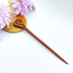 This beautiful wood hair stick is a simple but beautiful decoration for your hair as well as useful hair accessory. This handmade natural wooden hair stick also makes wonderful gift for your loved ones. This product is made from red sandalwood which is lightweight and durable, and it is carefully carved. ❤ Please avoid water to maintain this product. ❤ All products are made with high-quality material to give them the best durability and stylish appeal. ❤ SIZE:  Length : 7.1" (18 cm) ❤ SHIPPING I Hair Pin Chopstick, Wooden Hair Pins, Anime Sweet Couple, Wooden Hair Pin, Wooden Hair Chopsticks, Wood Hair Sticks, Wand Hairstyles, Chopstick Hair, Hair Sticks