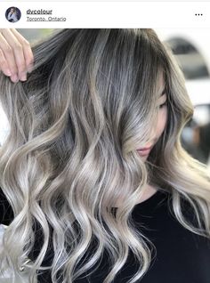 Ash Brown Hair With Highlights, Homemade Hair Growth, Grey Transition, Perfect Wavy Hair, Zoella Hair, Khaleesi Hair, Babylights Hair, Hairstyles Balayage