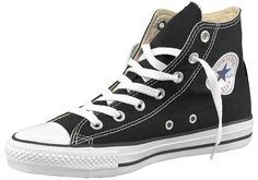 PRICES MAY VARY. Rubber sole High Top Converse Black, Star Core, Men's High Top Sneakers, High Top Converse, High Street Fashion, Converse Black, Mens High Tops, Star Logo, Converse Sneakers