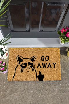 This is a unique design that can be used to keep the room clean by dusting the soles of guests' shoes before entering the house. Stylish house decor and very durable. Reduce exposure to rain, moisture and direct sunlight to extend the life of the mat. ✅ Specifications:  Package includes: a doormat. Material: Coco Coir Fiber. ✅ Personalization:  Customization: Supports customizing different sizes and shape. ✅ About Coco Coir Door Mat: 🔸Non-slip Door Mat: The anti-slip design at the bottom can fix the mat on the floor with strong adhesive force to protect the safety of your family. 🔸Good Water Absorption: Coconut fiber absorbs water to prevent water from damaging the floor and dries quickly. Absorbs water from your feet, prevents slipping and keeps your room clean. 🔸Easy to clean: When cl Funny Front Door Mats, Painted Doormat, Custom Door Mat, Coir Door Mat, Coco Coir, Thoughtful Gifts For Her, Front Door Mats, Small Places, Custom Doormat