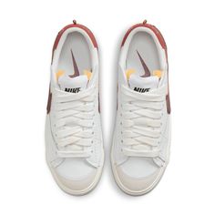 DQ1470-104 Nike Blazer Low 77 Jumbo, Nike Blazer Low 77, Nike Blazer Low, Red Puffer, Blazer Low, Red Nike, Nike Blazer, Black Nike, Herringbone Pattern