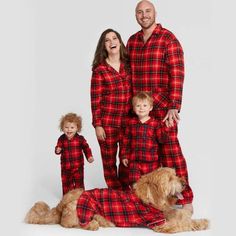 Size: KIDS(8-9Y) Mother Father And Baby, Mens Christmas Pajamas, Matching Family Christmas Pajamas, Plaid Set, Father And Baby, Christmas Pajama Set, Family Christmas Pajamas, Plaid Pajamas, Dogs And Kids