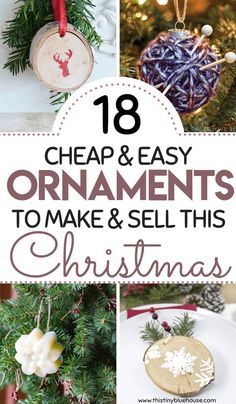 The Holidays are up  https://ift.tt/2MHzn3f Diy Christmas Ornaments To Sell, Ornaments To Make And Sell, Easy Ornaments, Ornaments To Make, Frugal Christmas, Diy Christmas Decorations, Crafts To Make And Sell, Easy Christmas Diy, Christmas Ornaments To Make