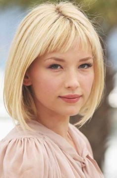 Bangs Glasses, Glasses Hairstyles, Tan Skin Blonde Hair, Baby Bangs, Fine Straight Hair, Blonde Bob Hairstyles, Bob Hairstyles With Bangs, Hair Styles 2014, Blonde Bobs