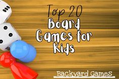 the top 20 board games for kids