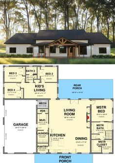 two story house plans with an open floor plan