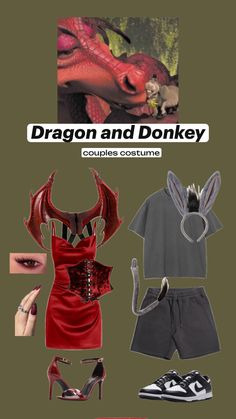 the dragon and donkey costume is featured in this advert for an upcoming clothing line