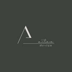 the logo for an artisan design studio, with white letters on a black background