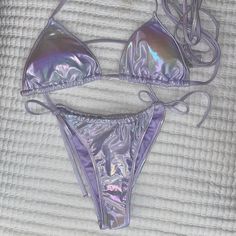 Never Worn Iridescent Color/ Light Purple Top Is Size Large Bottoms Are Medium Iridescent Color, Purple Top, Wild Fable, Light Purple, Color Light, Color Purple, Womens Swim, Light Colors, Swimming