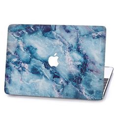 the blue marble macbook pro case is shown