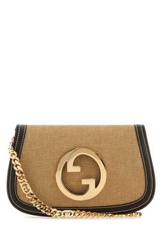 Beige Canvas Gucci Blondie Shoulder Bag from Gucci Gucci Women, Guccio Gucci, Gucci Shoulder Bag, Marine Serre, Mini Canvas, Vuitton Bag, Stylish Men, Shoulder Handbags, Gucci Bag